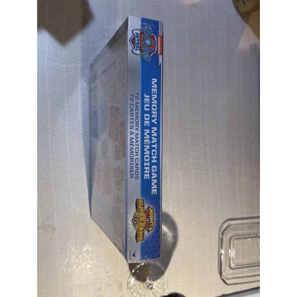 Nickelodeon Paw Patrol Super Mighty Paws Memory Match Game 72 Cards